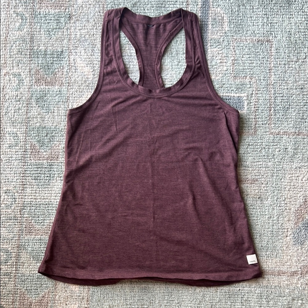 Vuori Purple Sleeveless Tank Top Athletic Style